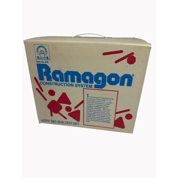 Ramagon Construction System Very Big Builder Set Vintage 1987 Toy Discovery Kids - Picture 1 of 9